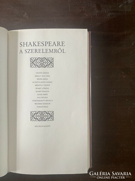 William Shakespeare: Shakespeare a szerelemről