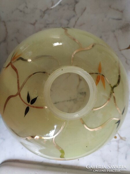 Beautiful retro pendant lamp with glass shade