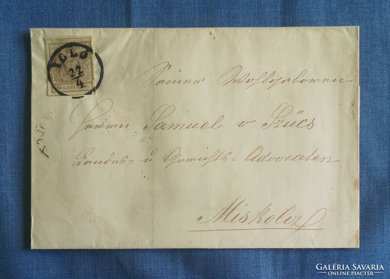 Nagyon ritka orvostörténeti dokumentum, levél, 1855-ből!