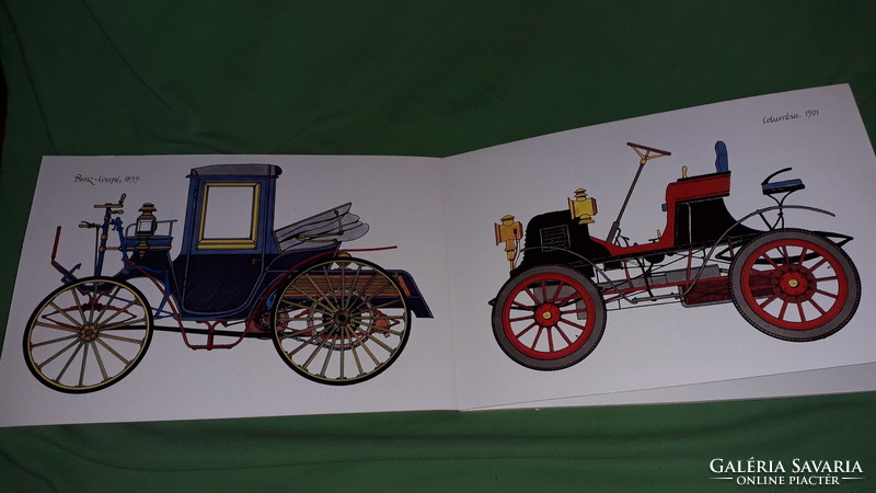 1982. Magda Sulyok - Tamás Mandel: old-fashioned cars picture book according to the pictures móra