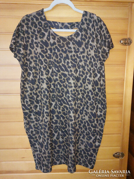 New Look bőszabású leopárd mintás ruha. L-es Újszerű. Mell:70-95cm