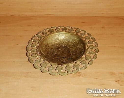 Richly chiselled tabletop centerpiece with openwork brass 16 cm (kv)