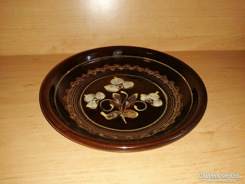 Glazed ceramic wall plate 22.5 cm (n)