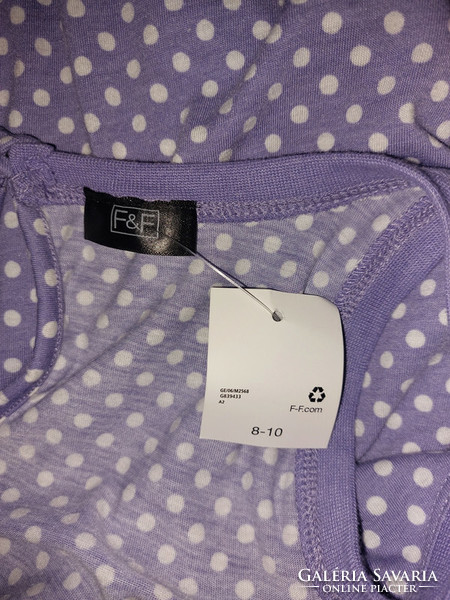 F&f purple polka dot cotton s/m overalls. Labeled.