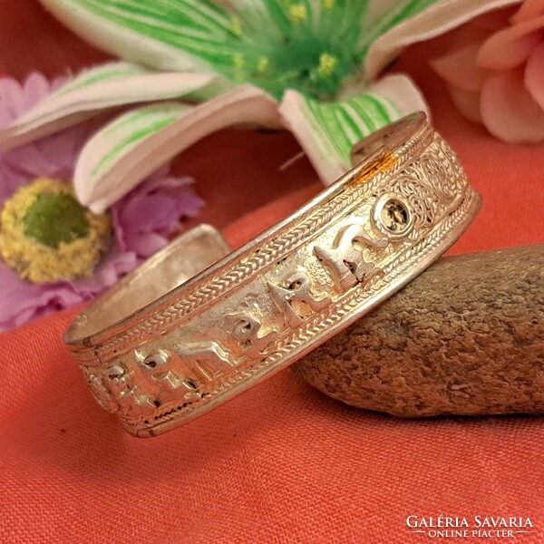Silver-plated craftsman bracelet 1 cm