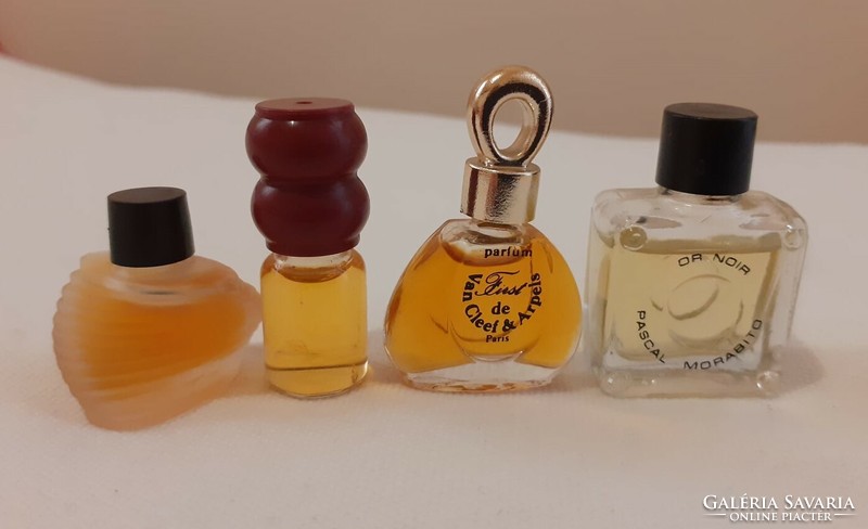 4 db vintage mikro, mini edt és parfüm