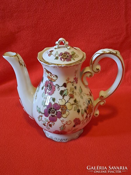 New, never used Zsolnay butterfly / butterfly pattern complete 6-person mocha / coffee set