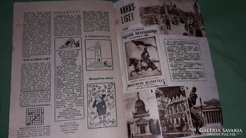 1967.szeptember 17. FÜLES kultusz hetilap rejtvény / képregény újság a képek szerint