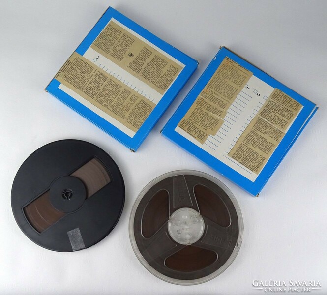 1R128 old beatles tape magnetic tape 2 pieces