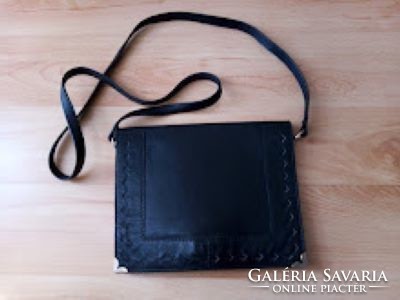 Black leather small bag