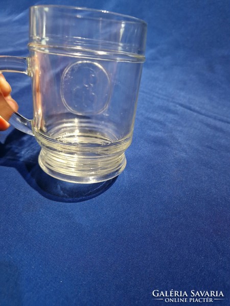 Retro ovis number 3 mug small jar glass cup