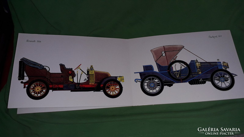 1982. Magda Sulyok - Tamás Mandel: old-fashioned cars picture book according to the pictures móra