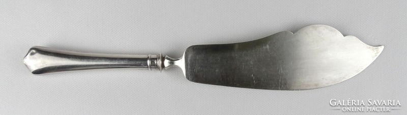 1R029 old large 800 silver fish knife 175 g