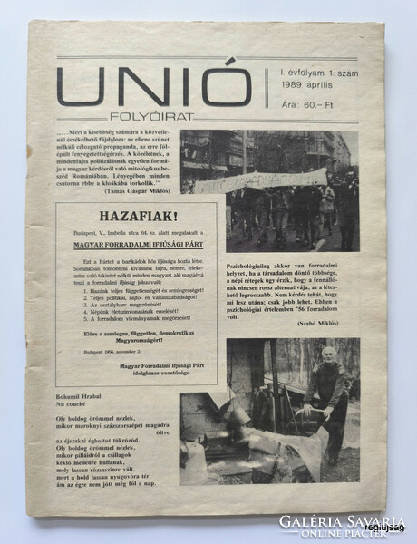 1989 Iv / union magazine / original, old newspapers, comics no.: 27559