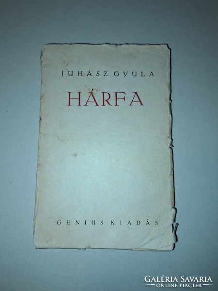 Gyula Juhász: harp. First edition