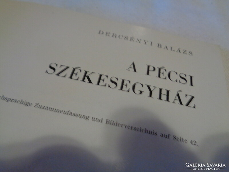A  Pécsi Székesegyház  története   1969 magyar és német nyelven
