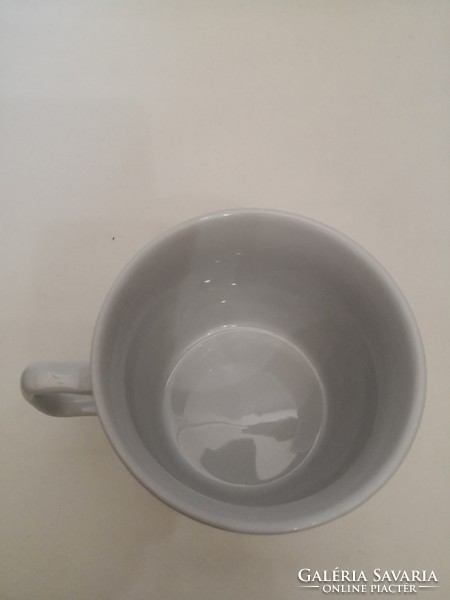 A rare Zsolnay porcelain mug with a cube handle