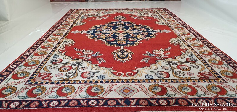 3199 Gyönyörű Hindu Tabriz  Kézi Csomó gyapjú Perzsa Szőnyeg 203X315CM