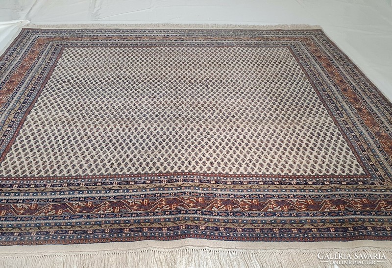 3337 Hindu mir square hand-knotted wool Persian carpet 275x275cm free courier