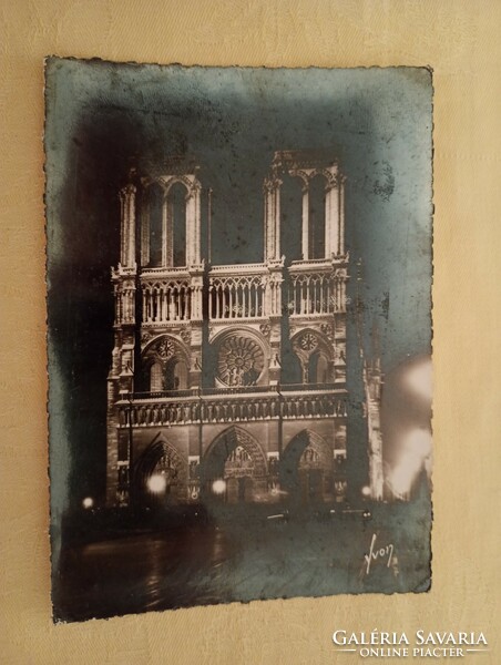 Képeslap 20 Notre-Dame megvilágítva 1941 YVON