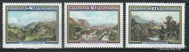 Liechtenstein 0456 mi 806-808 post office EUR 3.00