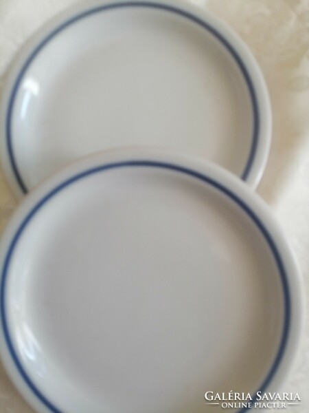 Menza kék csíkos tányér 17 cm párban