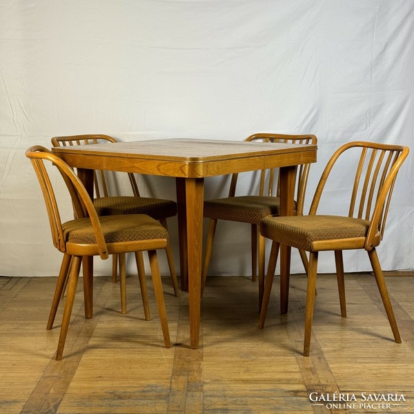 Jitona retro asztal + 4 db szék