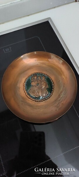 Copper decorative bowl