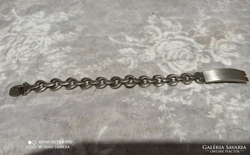 Old unisex silver bracelet/ unisex