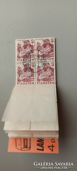 Svájci bélyegfüzet, szép bélyegzéssel 1979-ből
