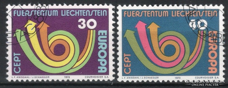 Liechtenstein 0434 mi 579-580 EUR 0.80