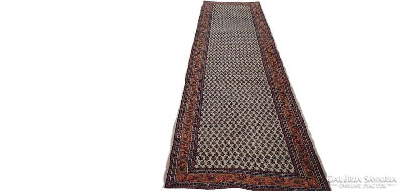 3365 Hindu mir hand-knotted wool Persian rug 84x340cm free courier