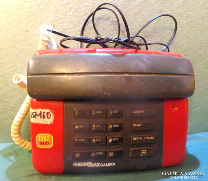 Wired / red, push-button / phone - for collection