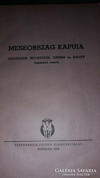 1950. KRÚDY GY: Meseország kapuja - Andersen, Bechstein, Grimm és Hauff legszebb meséi képek szerint