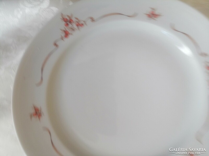 Csipkebogyos  lapos tányér