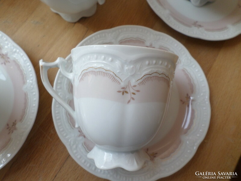 Hutschenreuther Bavaria VIKTORIA porcelán teás-kávés készlet 5 személyre