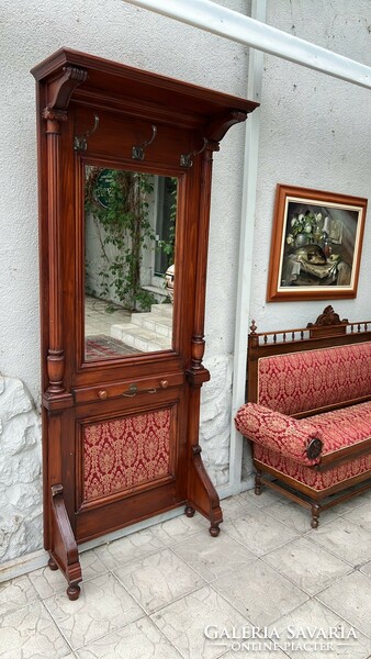 Antique pewter hall furniture