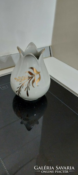 Porcelán tulipán váza