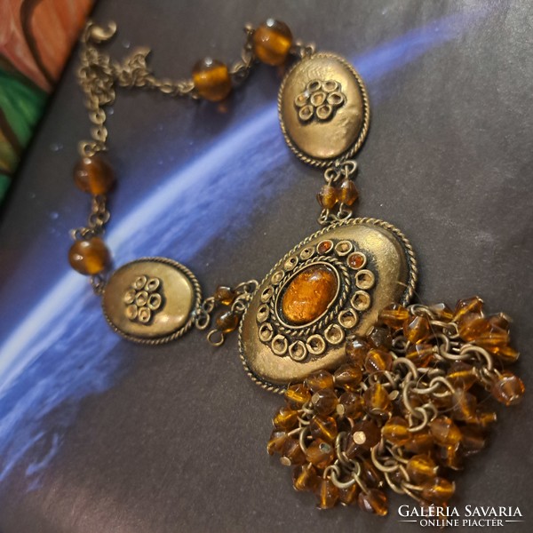 String of Indian glass beads, fabulously beautiful.