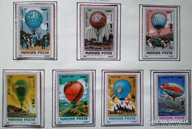 S3563-9 / 1983 balloon flight stamp series postal clear