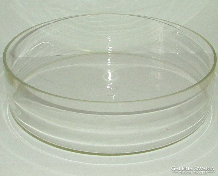 31 cm átmérőjű üveg tál