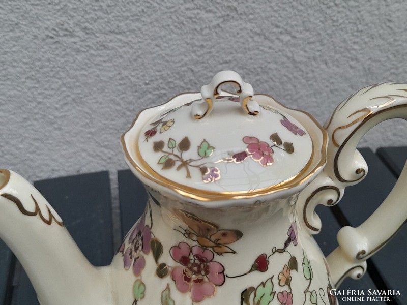Zsolnay butterfly coffee pourer with beautiful gilding