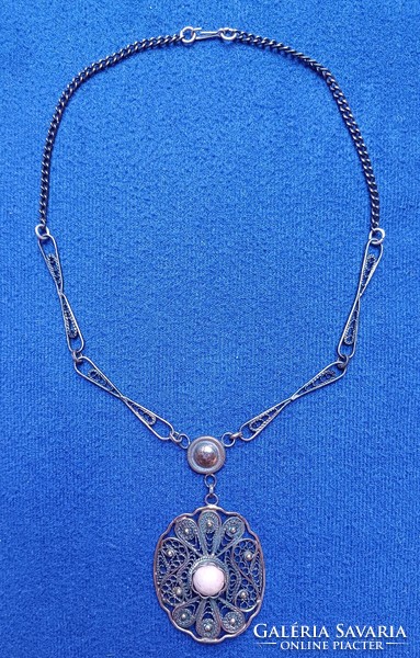 Antique filigree necklaces