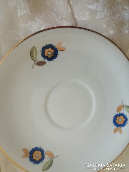 Seltman kék arany virágos tányér 14 cm gyűjtői