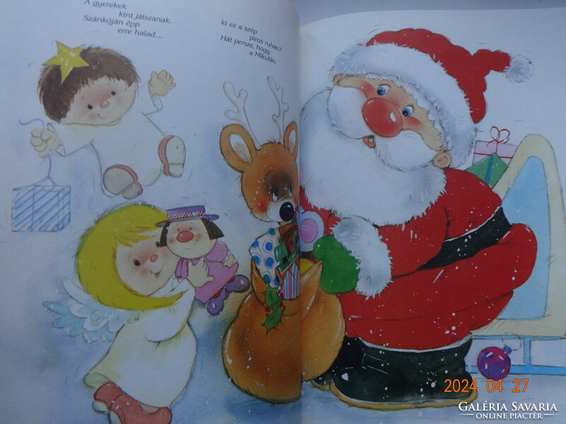 NAGY KARÁCSONYI MESEKÖNYV - karácsonyi ünnepek kincsestára - gyönyörű, régi mesekönyv (1990)