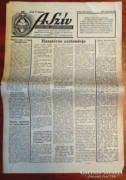 A Szív .Keresztény hetilap . 1950 márc. 04.