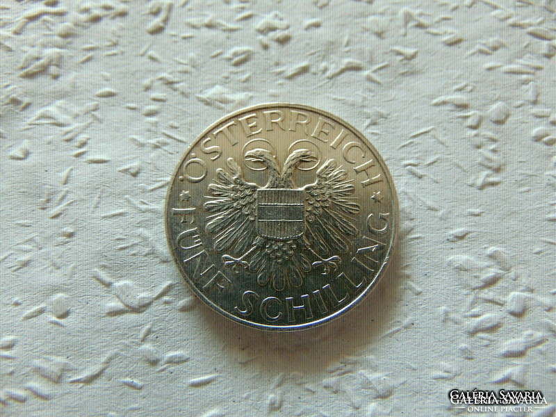 Ausztria ezüst 5 schilling 1935 R !  Súly 14.92 gramm
