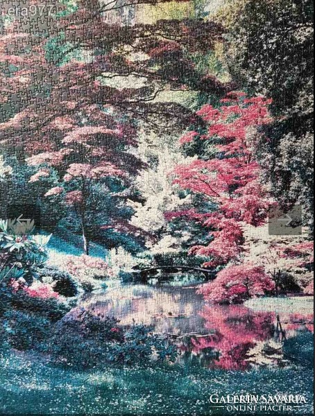 Large puzzle picture Japanese garden