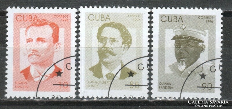 Cuba 1465 mi 3936-3938 2.60 euros