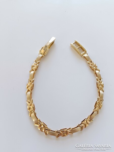 Children's gold bracelet 14k